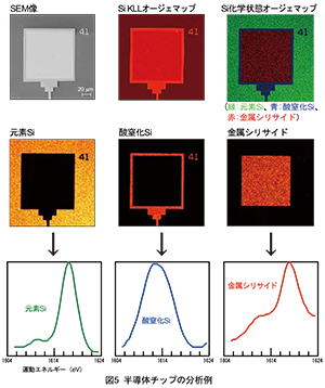 図5  半導体チップの分析例