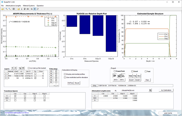 StrataPHI GUI image