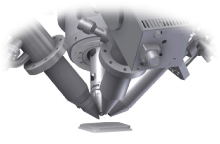 TRIFT型アナライザーの装置3D図